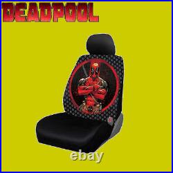 For Hyundai New Deadpool Car Truck Seat Cover Floor Mat Keychain Set Free Gift