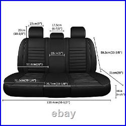 For Hyundai Santa Fe Luxury SUV Car Seat Covers Full Set Front Leather 5/2 Seat