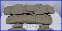 For Hyundai Sonata SE ECO SEL 2018-2019 Beige Leather Seat Covers L6