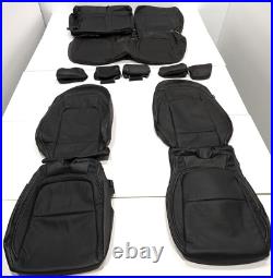 For Hyundai Venue SE SEL 2020-2024 Black Leather Seat Covers C118