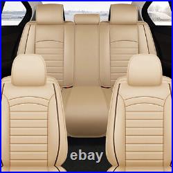 For INFINITI Full Set Car 5 Seat Covers Luxury PU Leather Front & Rear Cushions