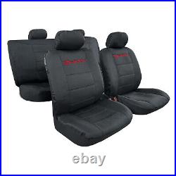 For ISUZU D MAX Seat Covers Dmax Dual Cab 2007-2022 Waterproof Black Full Set