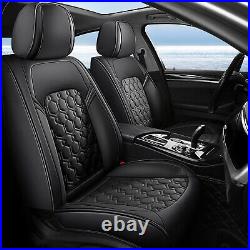 For JEEP Cherokee 2014-2021 Car 2/5 Seat Cover Faux Leather Cushion Full Set Pad
