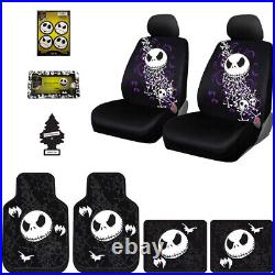 For Jeep 11 Pc Jack Skellington Nightmare Before Christmas Car Seat Cover Set