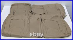 For Jeep Cherokee Latitude 2019-2022 Parchment Leather Seat Covers KR243