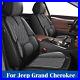 For Jeep Grand Cherokee 2004-2010 Faux Leather Car 5-Seat Covers Cushion Pad Set