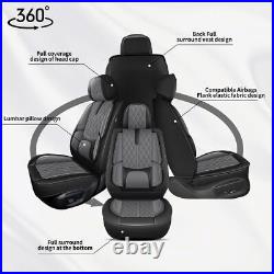 For Jeep Renegade 2015-2024 Car 5-Seat Covers Faux Leather Front & Rear Full Set