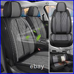 For Kia Sportage 2009-2023 4-Door Car Seat Covers PU Leather Front&Rear Cushion