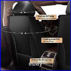 For Kia Sportage 2009-2023 Leather Car Seat Cover Front+Rear Cushion Protector