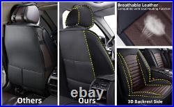 For Lexus Leather Car Seat Covers 2/5-Seats Full Set/Front & Rear Protectors Pad