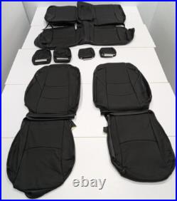 For Mazda 3 S Sport Sedan 2010 Black Leather Seat Covers TN47