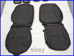 For Mazda 3 S Sport Sedan 2010 Black Leather Seat Covers TN47