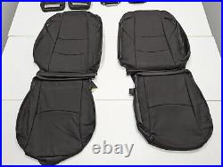 For Mazda 3 S Sport Sedan 2010 Black Leather Seat Covers TN47