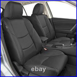 For Mazda 3 S Sport Sedan 2010 Black Leather Seat Covers TN47