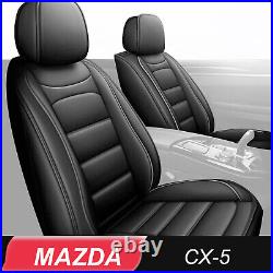 For Mazda CX-5 2017-2022 Car 5 Seats Cover Faux Leather Front & Rear Cushion