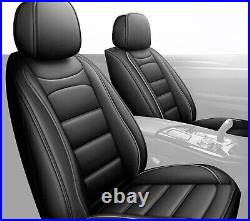 For Nissan Frontier 2009-2023 Faux Leather Car Seat Cover Front + Rear Cushion