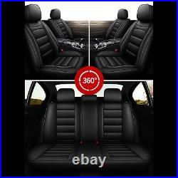 For Nissan Frontier 2009-2023 Faux Leather Car Seat Cover Front + Rear Cushion