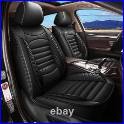 For Nissan Frontier 2009-2024 Front Rear PU Leather Car 5-Seat Cover Cushion