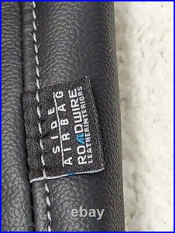 For Nissan Frontier Crew Cab S 2022-2025 Black Leather Seat Covers LQ49