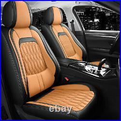 For Nissan Frontier Full Leather Car Seat Covers Full Set Front Rear Protectors