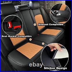 For Nissan Frontier Full Leather Car Seat Covers Full Set Front Rear Protectors