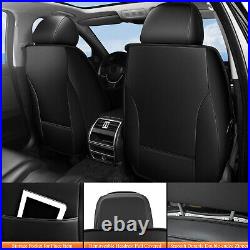 For Nissan Kicks 2018-2023 Faux Leather Car 5-Seat Covers Front& Rear Cushion