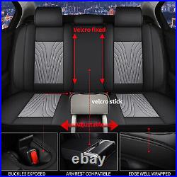 For Nissan Murano 2011-2023 Front & Rear Leather Cushion 5 Seat Covers Full Set