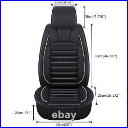 For Nissan Pathfinder Luxury SUV Car Seat Covers Full Set Front Rear Leather