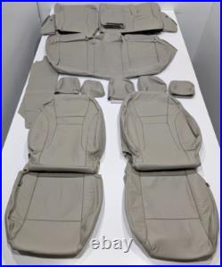 For Nissan Rogue S SV SL 2021-2025 Grey Leather Seat Covers T223