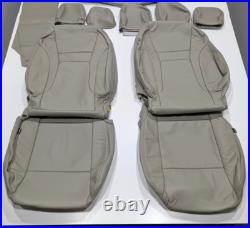 For Nissan Rogue S SV SL 2021-2025 Grey Leather Seat Covers T223