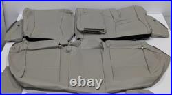 For Nissan Rogue S SV SL 2021-2025 Grey Leather Seat Covers T223