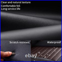 For RAM Car Front/Rear Seat Covers 3D PU Leather Cushions Storage Auto Interior