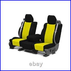 For Ram 3500 11-12 CalTrend NeoSupreme 1st Row Black & Yellow Custom Seat Covers