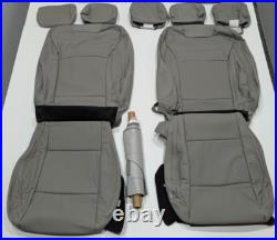 For Subaru Legacy 2.5i Premium Sedan 2015-2019 Gray Leather Seat Covers KR370