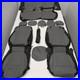 For Subaru Outback Premium Base 2020-2025 Black Gray Leather Seat Covers KR376