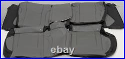 For Subaru Outback Premium Base 2020-2025 Black Gray Leather Seat Covers KR376