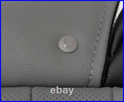 For Subaru Outback Premium Base 2020-2025 Black Gray Leather Seat Covers KR376