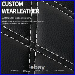 For Subaru WRX STI Car Seat Covers Full Set PU Leather Front&Rear 5-Seater