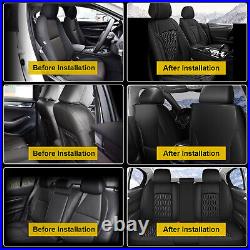 For Subaru XV Crosstrek 2013-2015 PU Leather Front & Rear Seat Cover Protector
