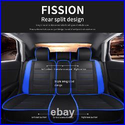 For Toyota Camry Corolla Car Cover Full Set PU Leather Front Rear Seat Cushion