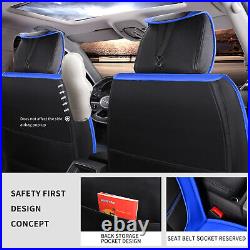 For Toyota Camry Corolla Car Cover Full Set PU Leather Front Rear Seat Cushion