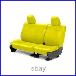For Toyota Corolla 98-02 CalTrend NeoSupreme 2nd Row Yellow Custom Seat Covers