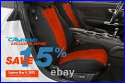 For Toyota Highlander 01-03 Seat Cover NeoSupreme 2nd Row Black & Hawaiian Blue