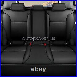 For Toyota RAV4 2019 2023 Car 5-Seat Covers Faux Leather Full Set Cushion
