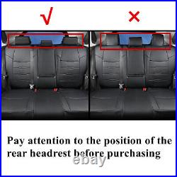 For Toyota RAV4 PU Leather Seat Cover Full Set Front & Rear Cushions 2019-2024