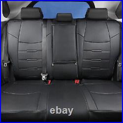For Toyota RAV4 PU Leather Seat Cover Full Set Front & Rear Cushions 2019-2024