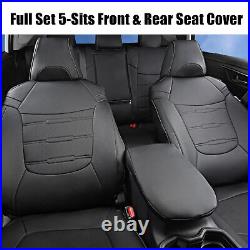 For Toyota RAV4 PU Leather Seat Cover Full Set Front & Rear Cushions 2019-2024