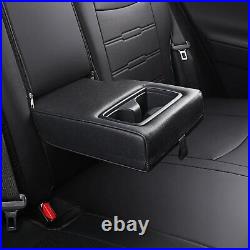 For Toyota RAV4 PU Leather Seat Cover Full Set Front & Rear Cushions 2019-2024