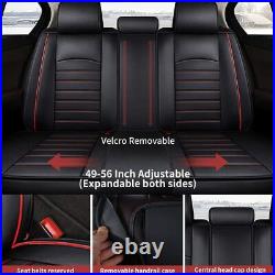 For Toyota Tacoma 2000-2021 Leather Seat Covers Front & Rear Row 5 Seats Cover