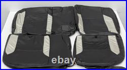 For Toyota Tacoma SR5 TRD Double Cab 2020-2023 Black Leather Seat Covers T281